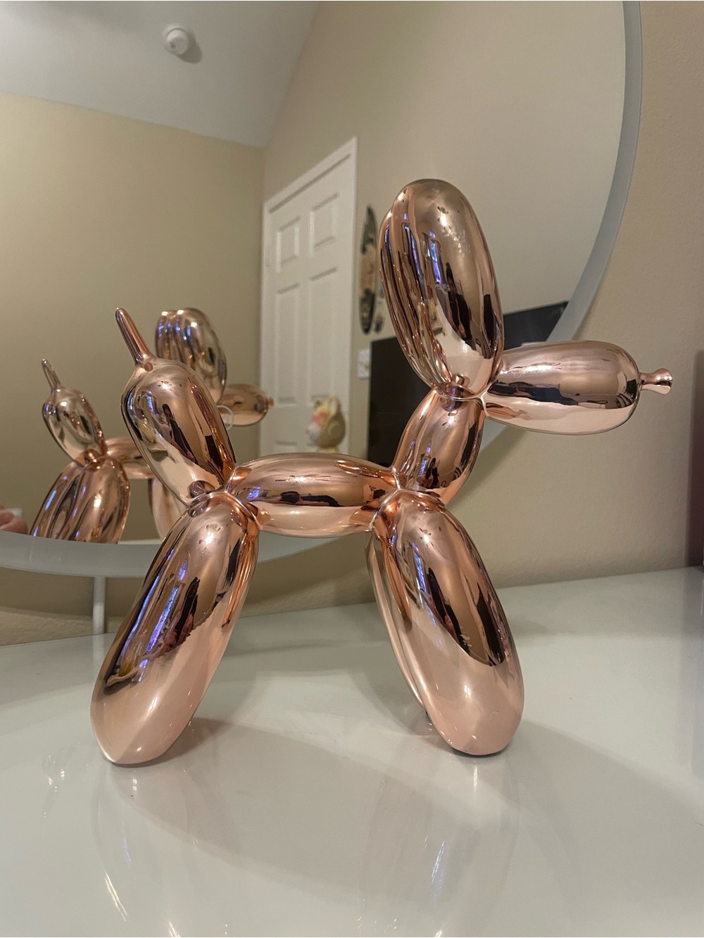 Rose Gold Balloon Dog